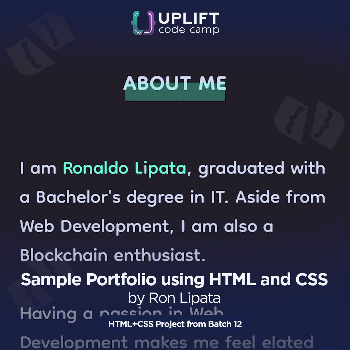 Ron`s portfolio